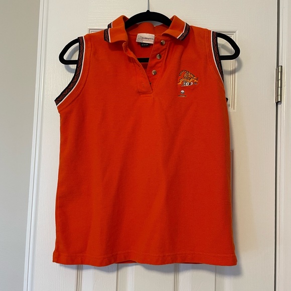Disney | Tops | Walt Disney Worlds Orange Tigger Womens Golf Shirt Size